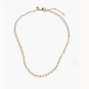 Jcrew Long paper-clip charm chain